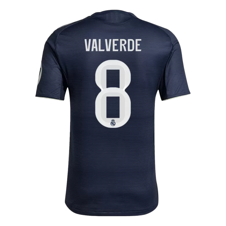 Authentic VALVERDE #8 Soccer Jersey Real Madrid Away Shirt 2025/26 - bestsoccerstore