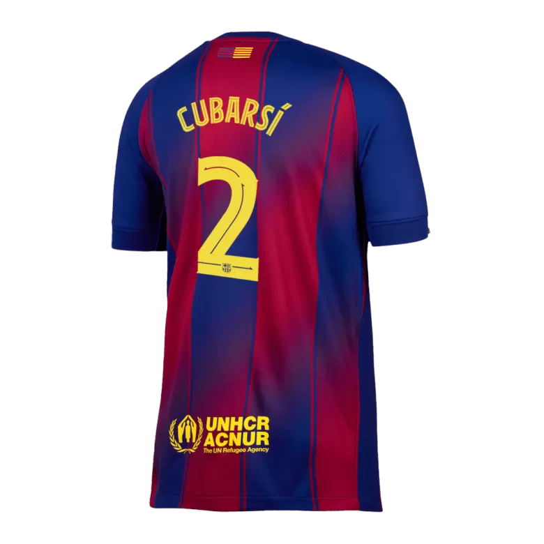 CUBARSÍ #2 Barcelona Soccer Jersey Home Custom Shirt 2025/26 - UCL - bestsoccerstore