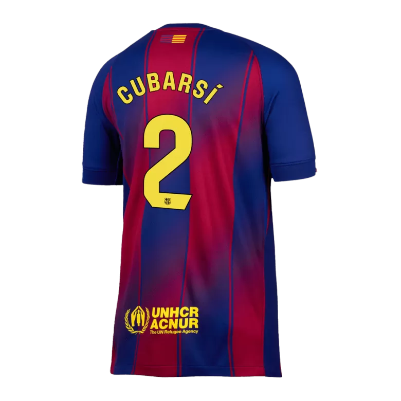 CUBARSÍ #2 Barcelona Soccer Jersey Home Custom Shirt 2025/26 - bestsoccerstore
