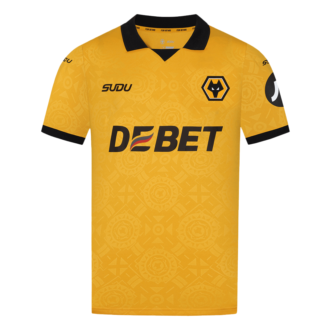 Wolverhampton Wanderers Soccer Jersey Home Custom Shirt 2025/26 - bestsoccerstore
