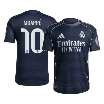 Authentic MBAPPÉ #10 Soccer Jersey Real Madrid Away Shirt 2025/26 - bestsoccerstore