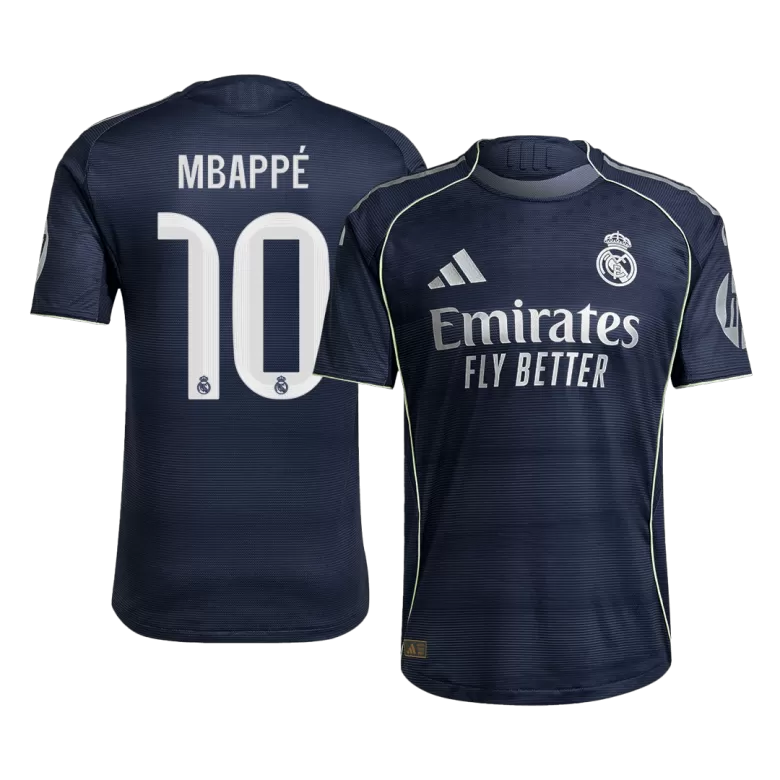 Authentic MBAPPÉ #10 Soccer Jersey Real Madrid Away Shirt 2025/26 - bestsoccerstore