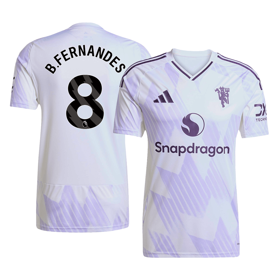 B.FERNANDES #8 Manchester United Soccer Jersey Away Custom Shirt 2025/26 - bestsoccerstore