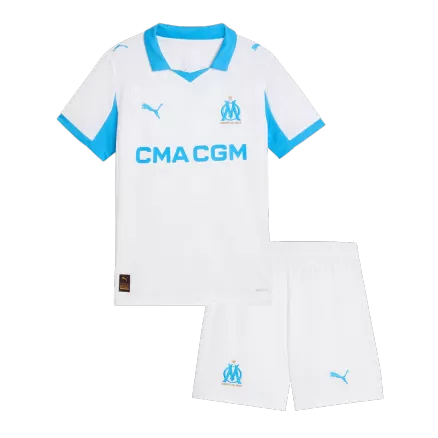 Kids Marseille Home Soccer Kits 2025/26 - bestsoccerstore