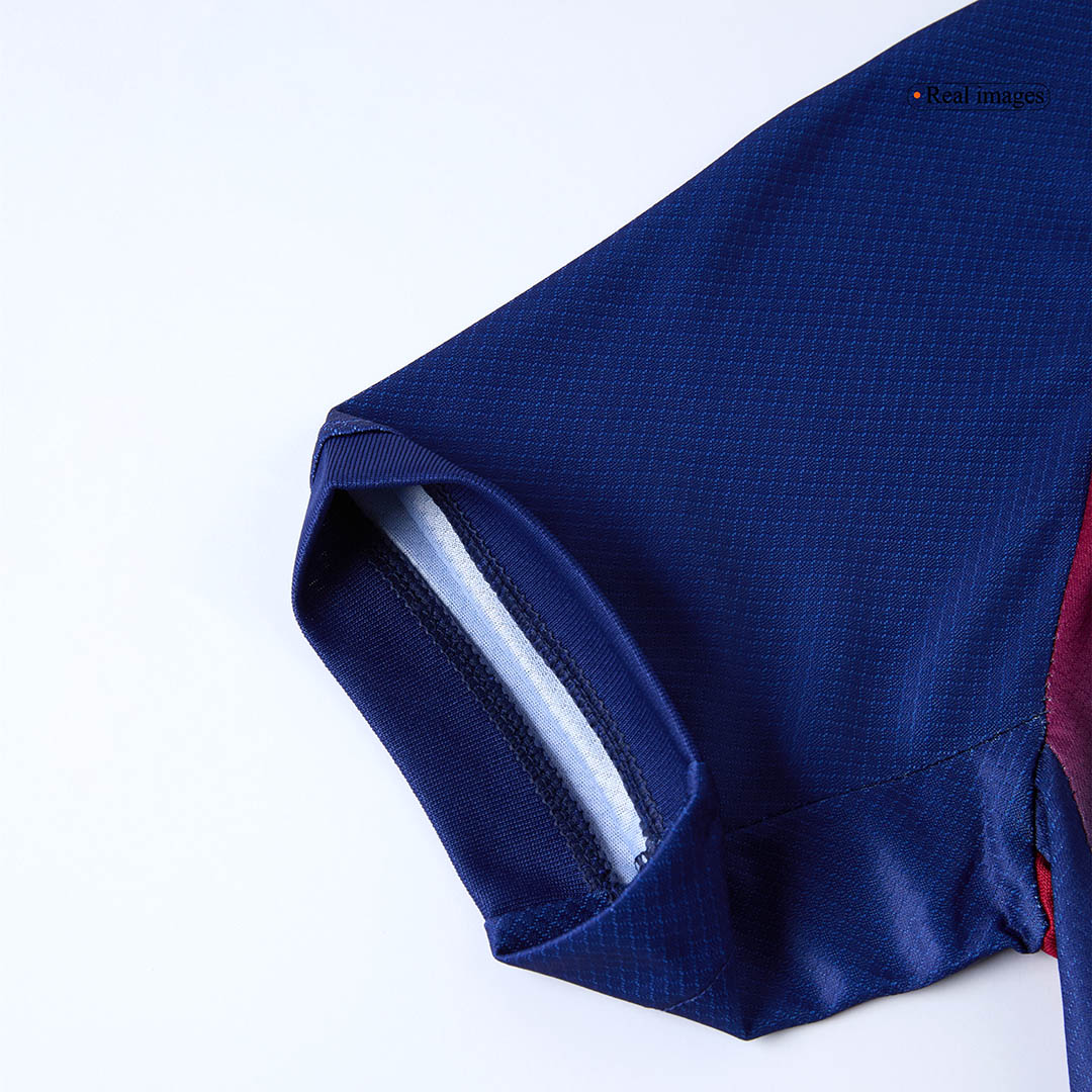 [Free]Kids Barcelona Custom Home Soccer Kits 2025/26 - bestsoccerstore