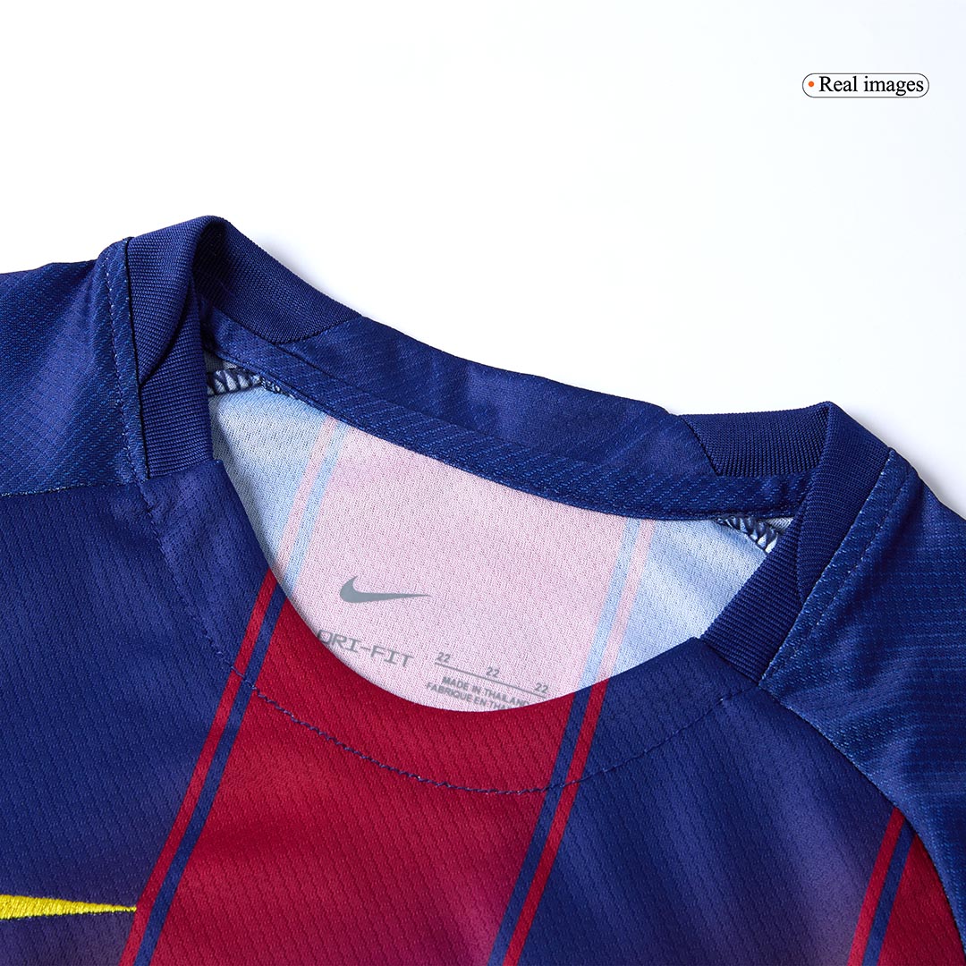 [Free]Kids Barcelona Custom Home Soccer Kits 2025/26 - bestsoccerstore