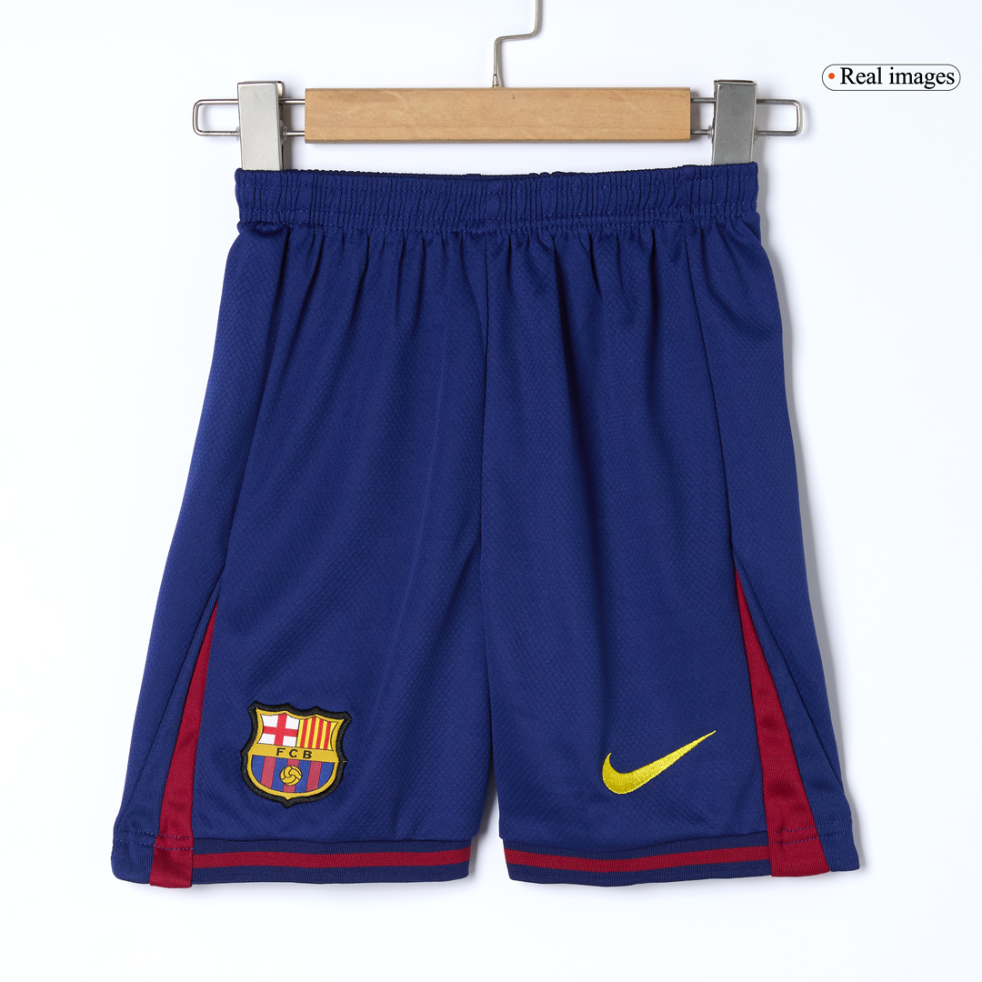 [Free]Kids Barcelona Custom Home Soccer Kits 2025/26 - bestsoccerstore