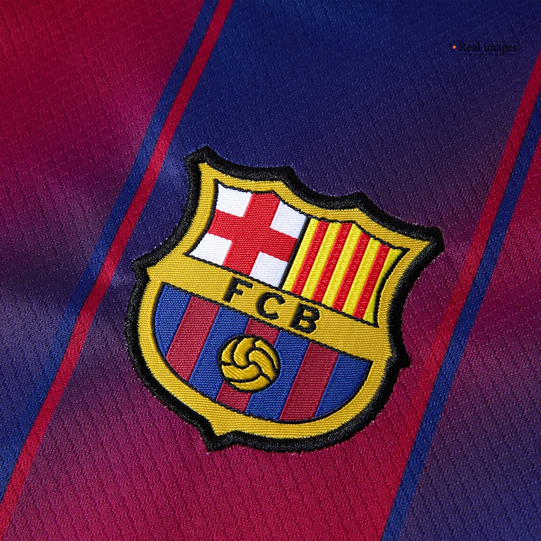 [Free]Kids Barcelona Custom Home Soccer Kits 2025/26 - bestsoccerstore