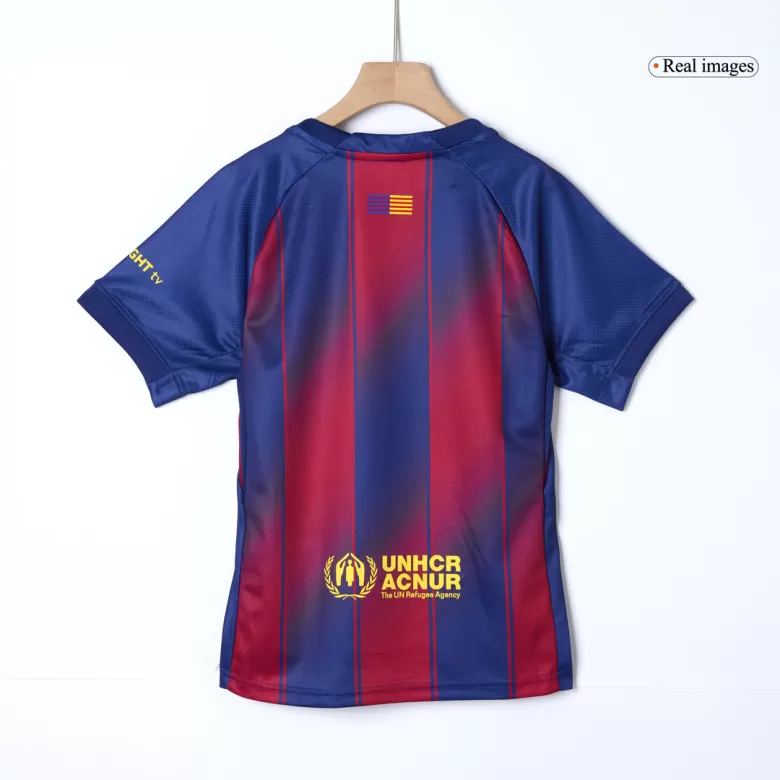 Kids Barcelona Custom Home Soccer Kits 2025/26 - bestsoccerstore