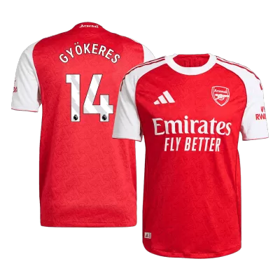 Authentic GYÖKERES #14 Soccer Jersey Arsenal Home Shirt 2025/26 - bestsoccerstore