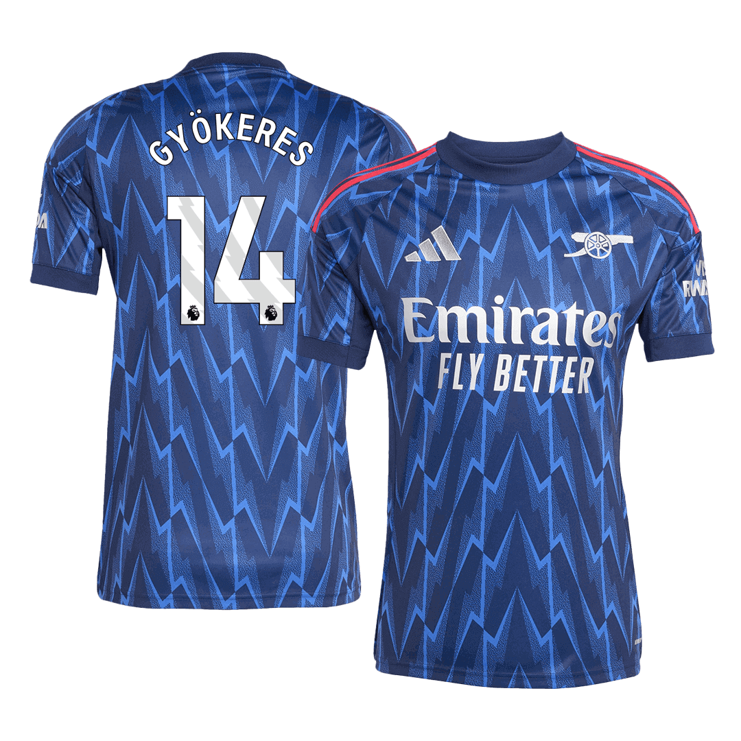 GYÖKERES #14 Arsenal Soccer Jersey Away Custom Shirt 2025/26 - bestsoccerstore