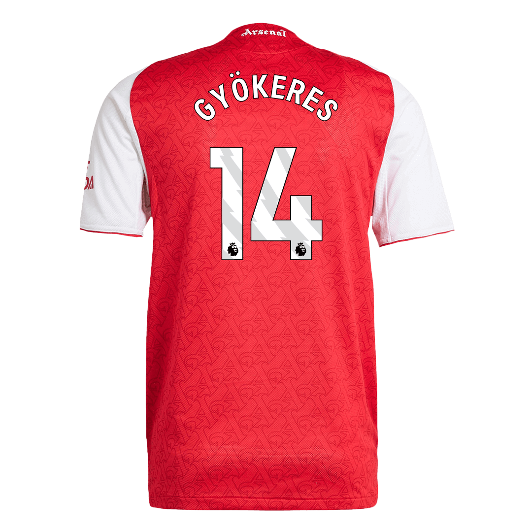 Arsenal GYÖKERES #14 Home Custom Player Version Soccer Jersey 2025/26