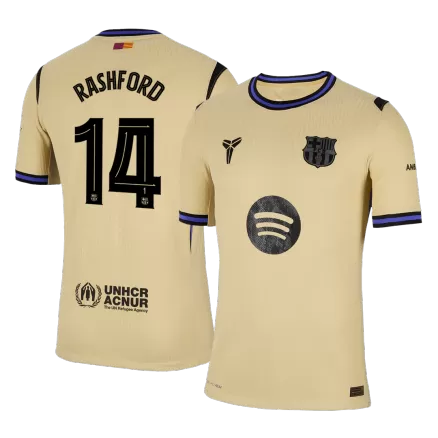Authentic RASHFORD #14 Soccer Jersey Barcelona x Kobe Bryant Away Shirt 2025/26 - UCL - bestsoccerstore
