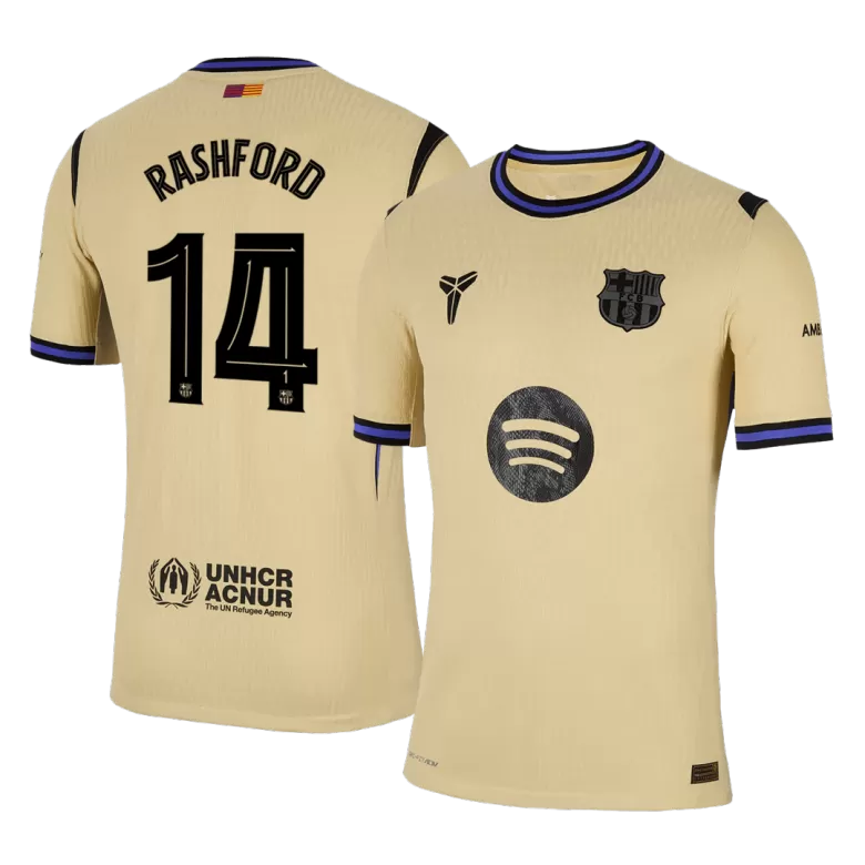 Authentic RASHFORD #14 Soccer Jersey Barcelona x Kobe Bryant Away Shirt 2025/26 - UCL - bestsoccerstore