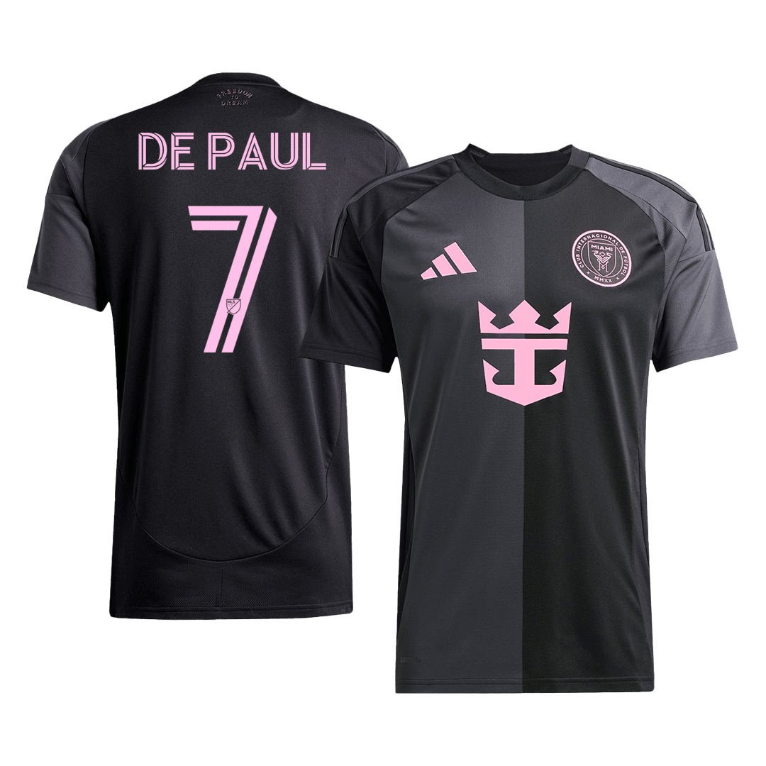 DE PAUL #7 Inter Miami CF Soccer Jersey Away Custom Shirt 2025 - bestsoccerstore