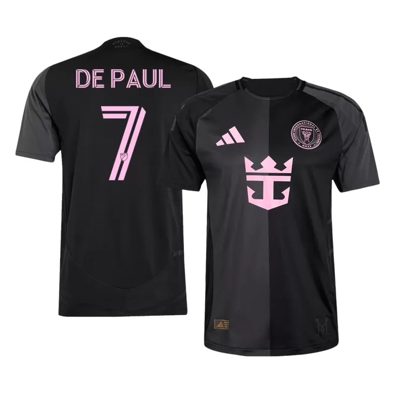 Authentic DE PAUL #7 Soccer Jersey Inter Miami CF Away Shirt 2025 - bestsoccerstore