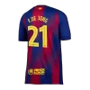 F.DE JONG #21 Barcelona Soccer Jersey Home Custom Shirt 2025/26 -UCL - bestsoccerstore