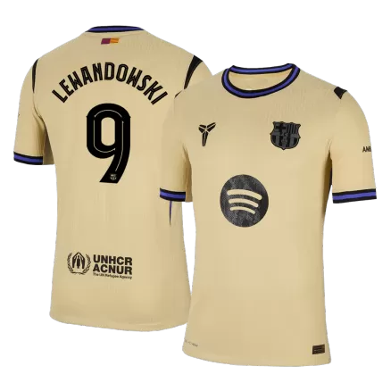 Authentic LEWANDOWSKI #9 Soccer Jersey Barcelona Away Shirt 2025/26 - bestsoccerstore