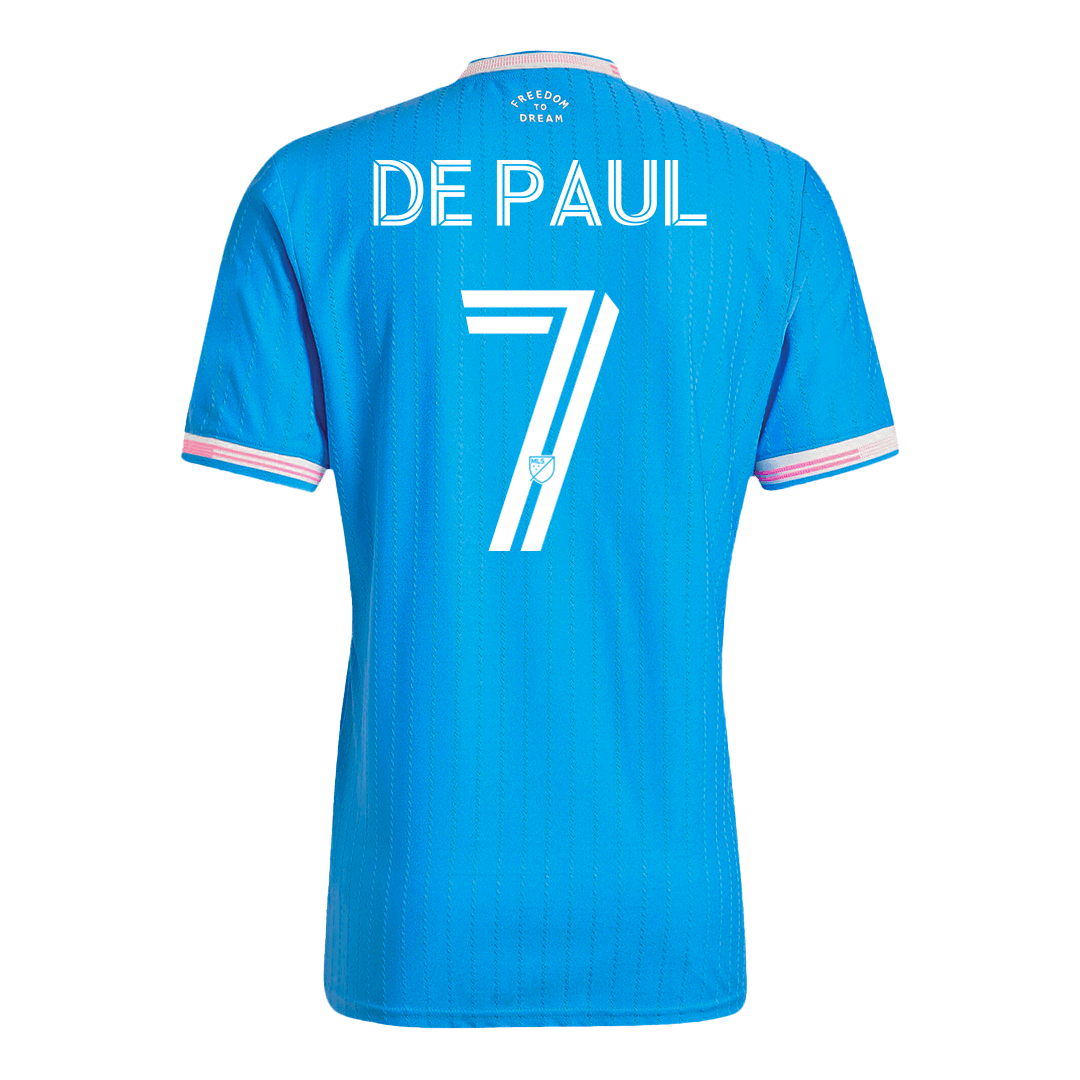 Inter Miami CF DE PAUL #7 Third Away Custom Player Version Soccer Jersey 2025