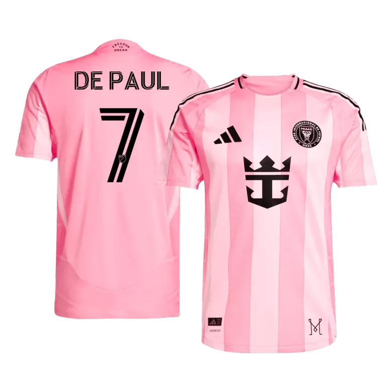 Authentic DE PAUL #7 Soccer Jersey Inter Miami CF Home Shirt 2025 - bestsoccerstore