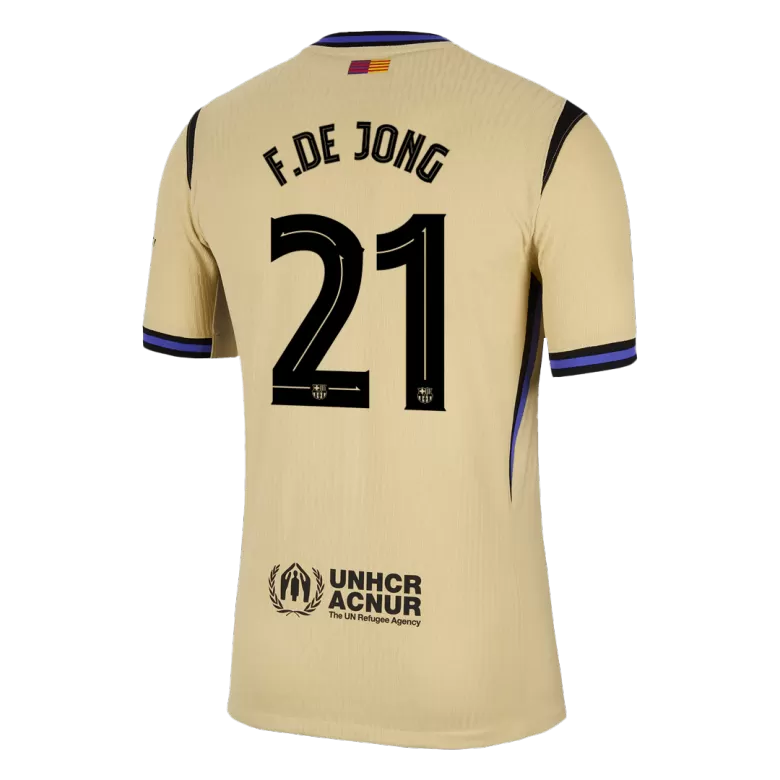 Authentic F.DE JONG #21 Soccer Jersey Barcelona x Kobe Bryant Away Shirt 2025/26 -UCL - bestsoccerstore