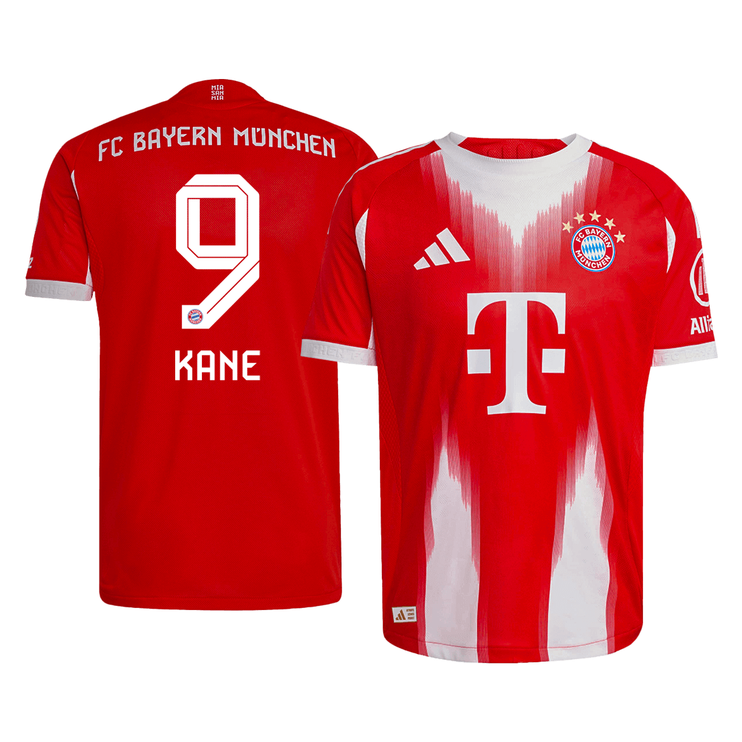 Bayern Munich KANE #9 Home Custom Player Version Soccer Jersey 2025/26 - bestsoccerstore