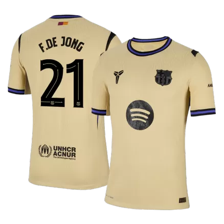 Authentic F.DE JONG #21 Soccer Jersey Barcelona Away Shirt 2025/26 - bestsoccerstore