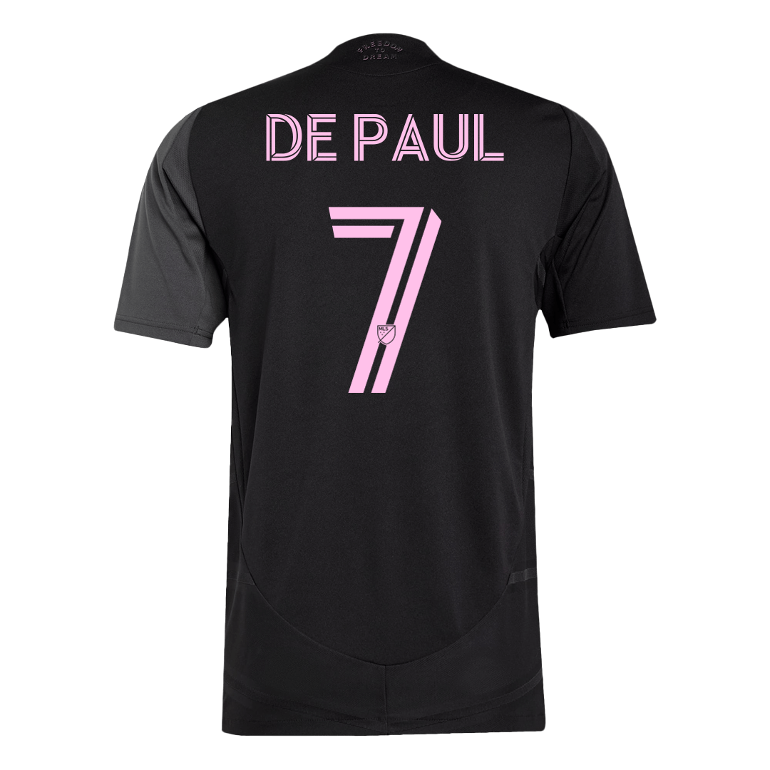 Inter Miami CF DE PAUL #7 Away Custom Player Version Soccer Jersey 2025