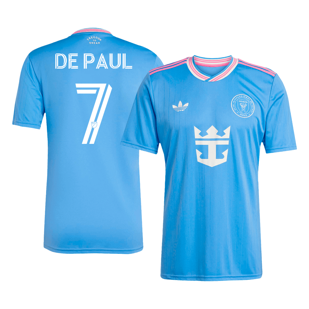 DE PAUL #7 Inter Miami CF Soccer Jersey Third Away Custom Shirt 2025 - bestsoccerstore