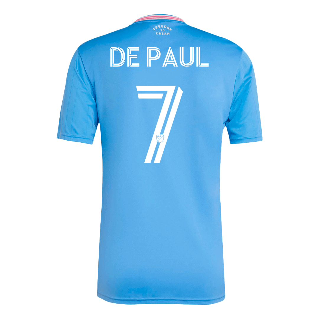 DE PAUL #7 Inter Miami CF Soccer Jersey Third Away Custom Shirt 2025