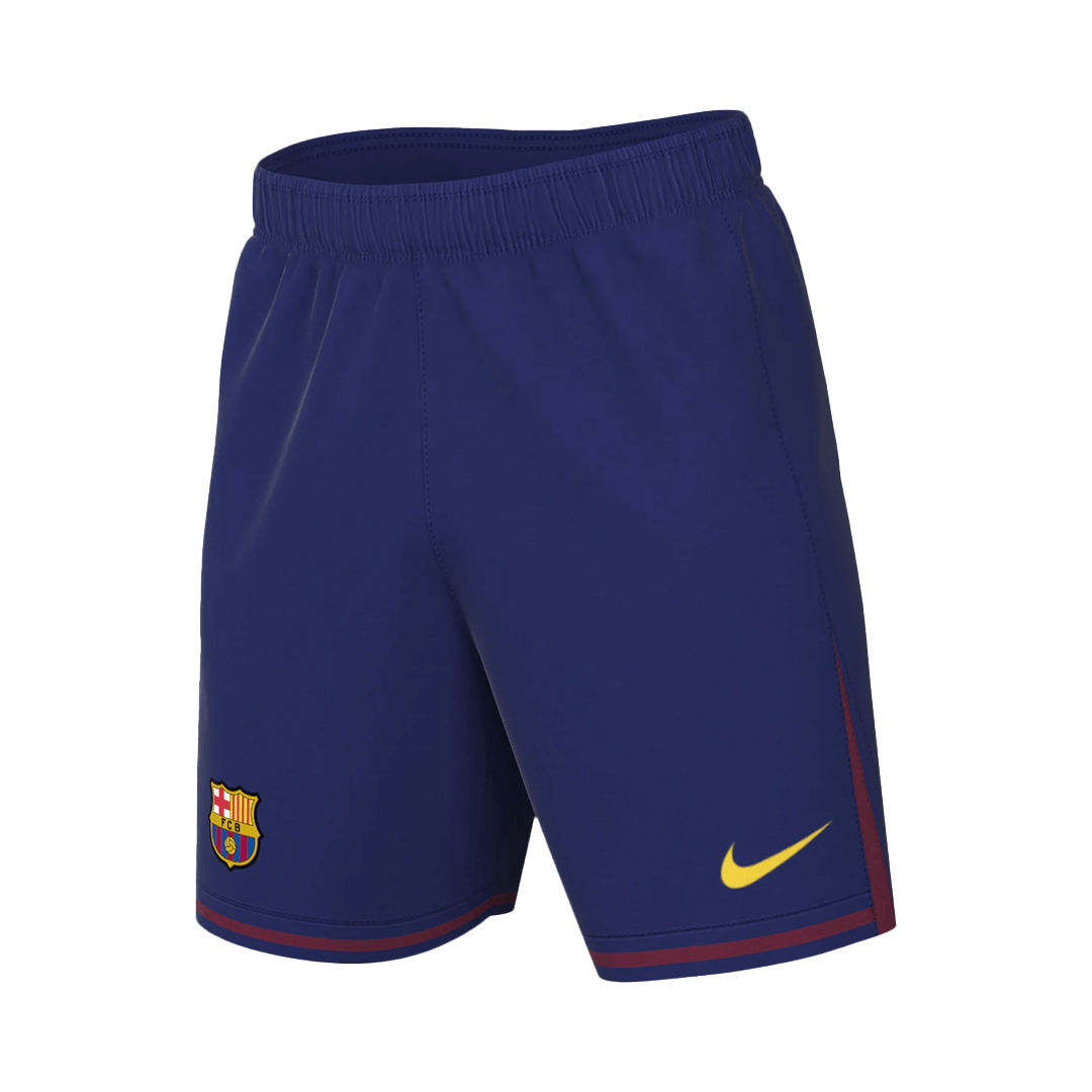 Barcelona Soccer Shorts Custom Home 2025/26 - bestsoccerstore