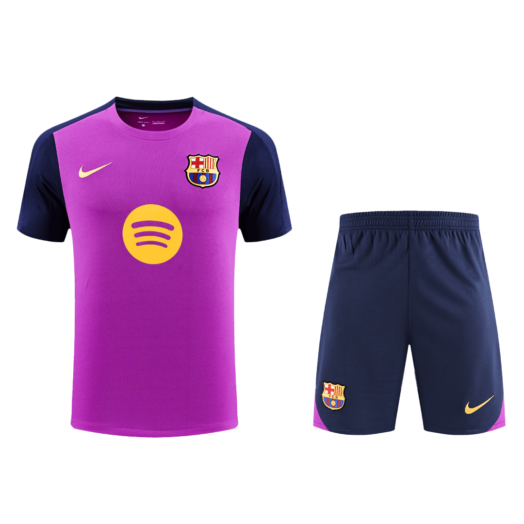 Barcelona Pre-Match Soccer Uniform Kits 2025/26 - bestsoccerstore