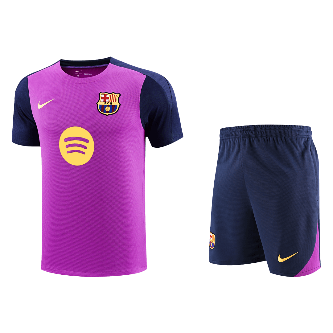 Barcelona Pre-Match Soccer Uniform Kits 2025/26 - bestsoccerstore