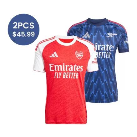 2 Pack - Arsenal 25/26 Home & Away Soccer Jersey Combination - bestsoccerstore
