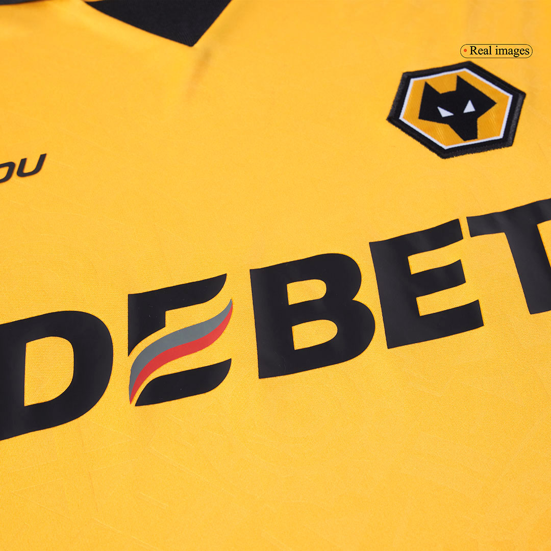 Wolverhampton Wanderers Soccer Jersey Home Custom Shirt 2025/26 - bestsoccerstore