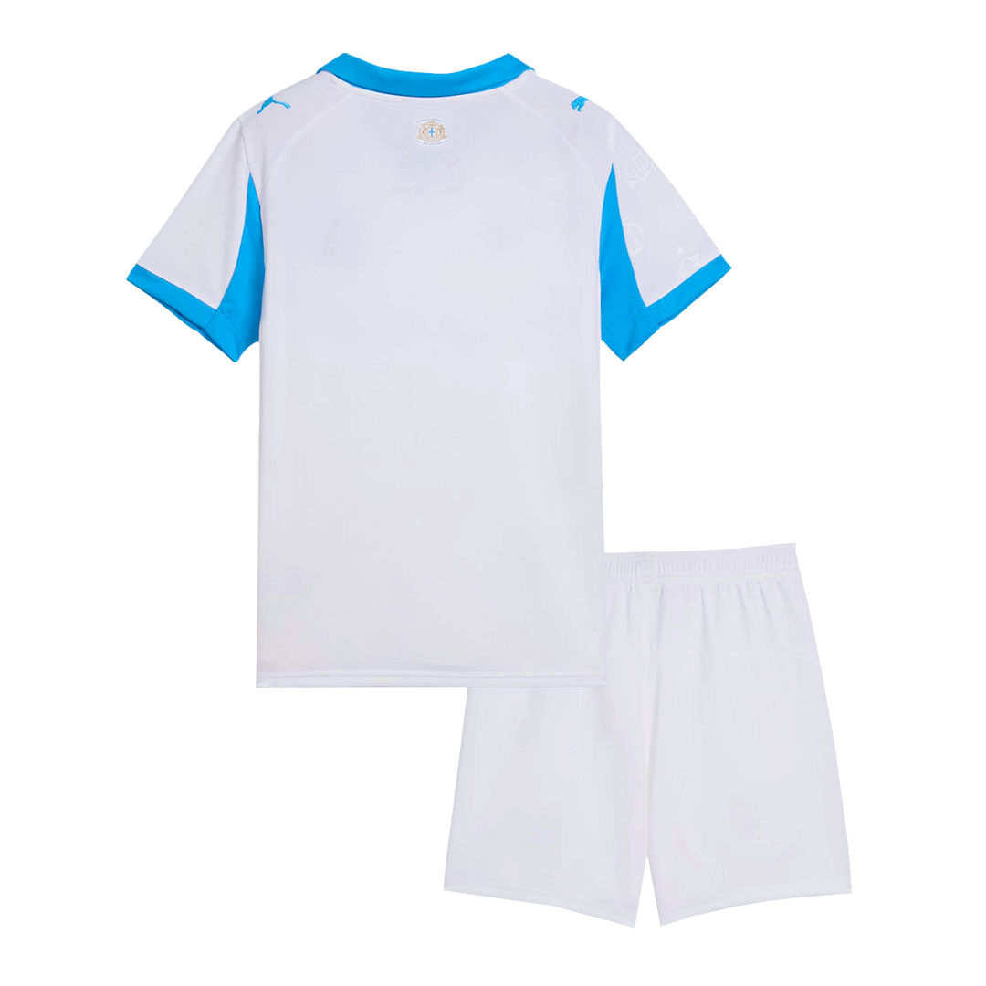 Kids Marseille Home Custom Soccer Kits 2025/26 - bestsoccerstore