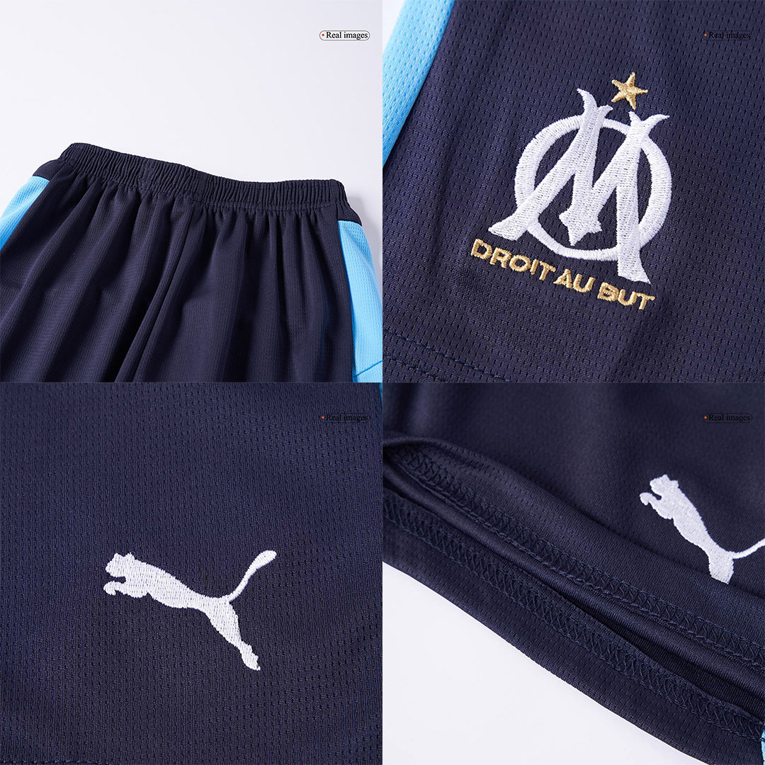 Kids Marseille Away Custom Soccer Kits 2025/26 - bestsoccerstore