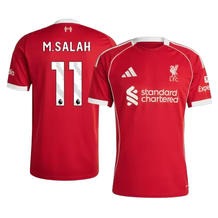 M.SALAH #11 Liverpool Soccer Jersey Home Custom Shirt 2025/26 - bestsoccerstore