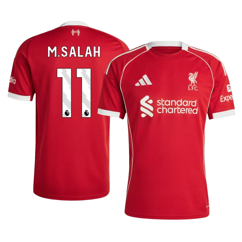 M.SALAH #11 Liverpool Soccer Jersey Home Custom Shirt 2025/26 - bestsoccerstore