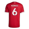 KERKEZ #6 Liverpool Soccer Jersey Home Custom Shirt 2025/26 - bestsoccerstore