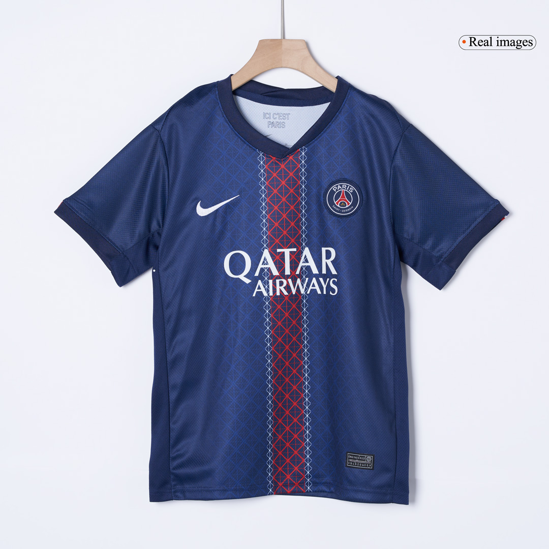 Kids PSG Home Custom Full Soccer Kits 2025/26