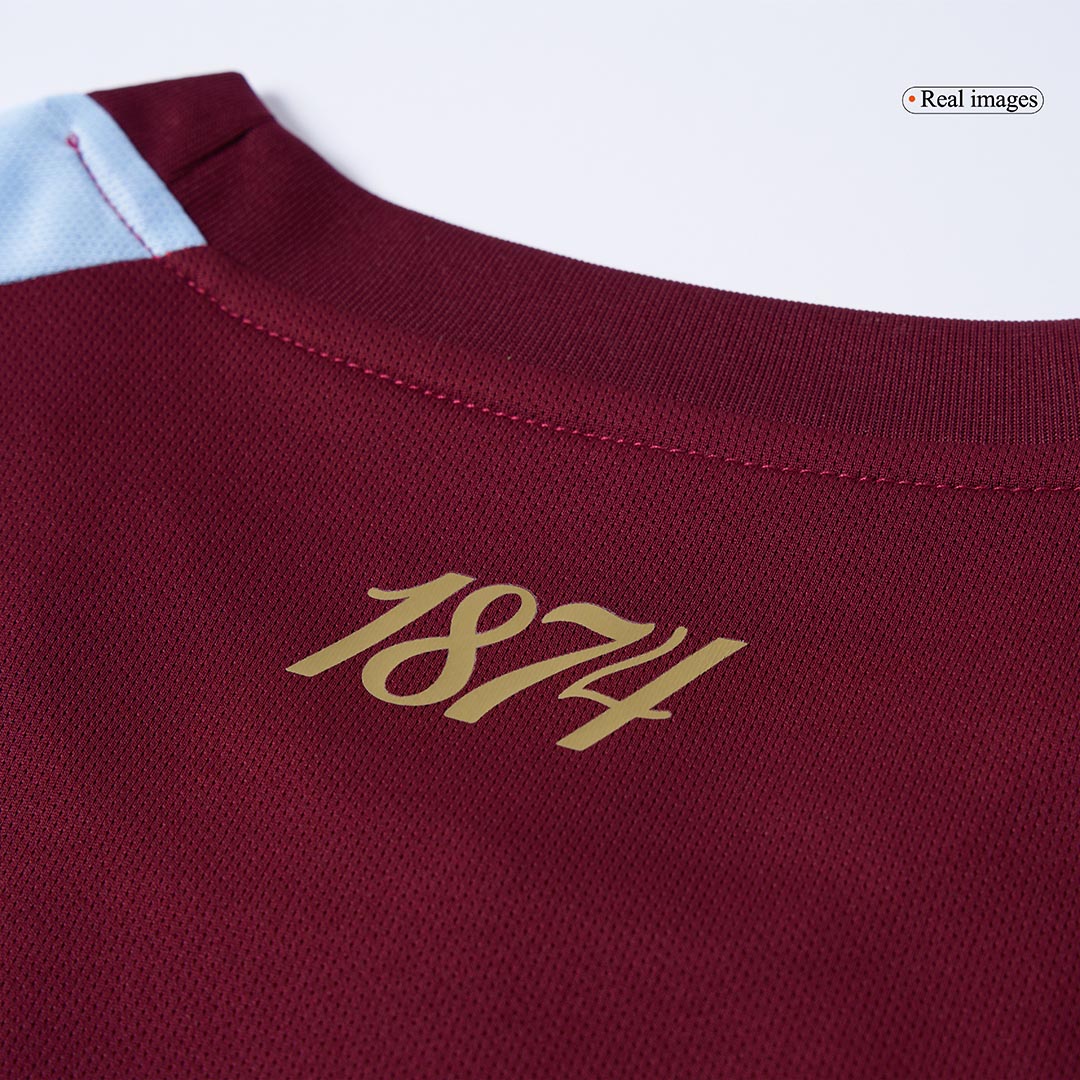 Aston Villa Soccer Jersey Home Custom Shirt 2025/26 - bestsoccerstore