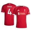 VIRGIL #4 Liverpool Soccer Jersey Home Custom Shirt 2025/26 - bestsoccerstore