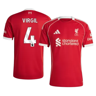 VIRGIL #4 Liverpool Soccer Jersey Home Custom Shirt 2025/26 - bestsoccerstore