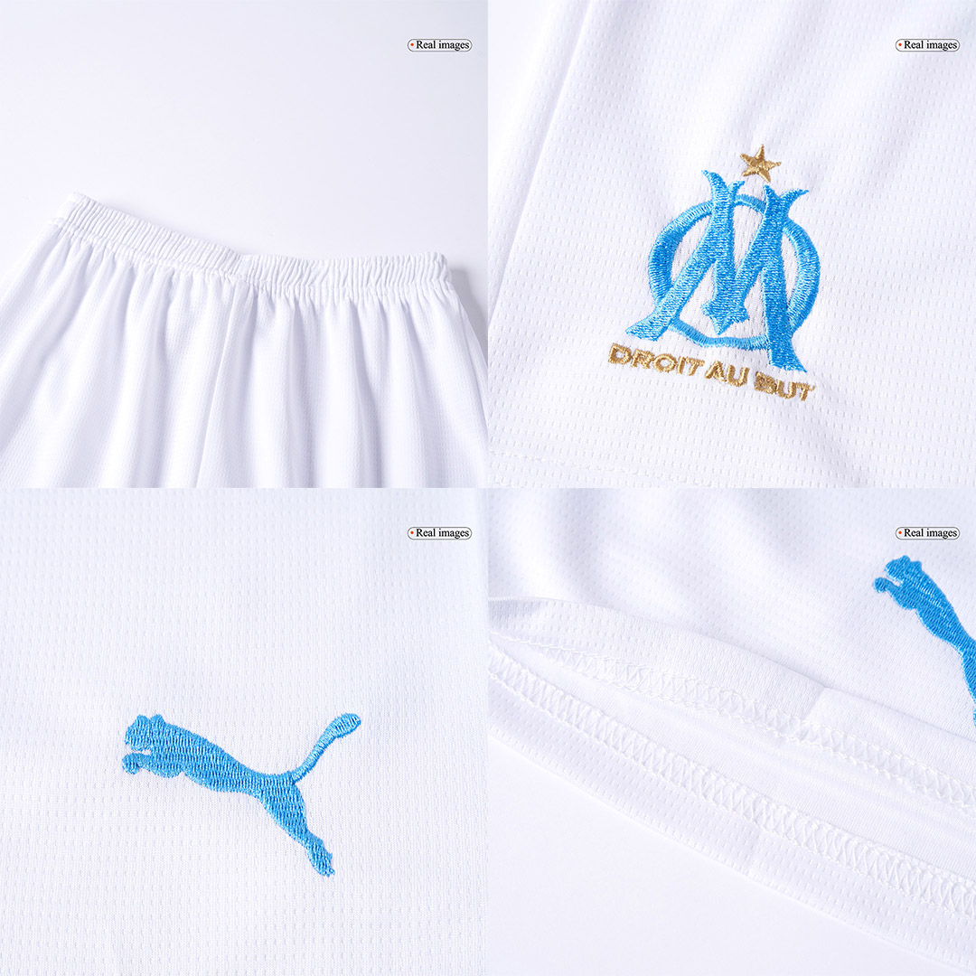Kids Marseille Home Custom Soccer Kits 2025/26 - bestsoccerstore