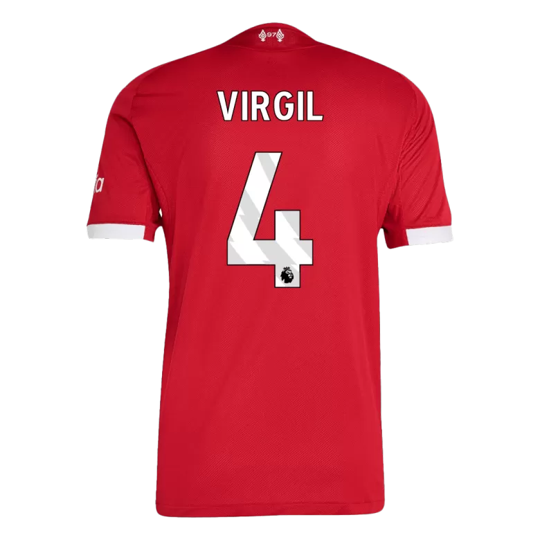 Authentic VIRGIL #4 Soccer Jersey Liverpool Home Shirt 2025/26 - bestsoccerstore