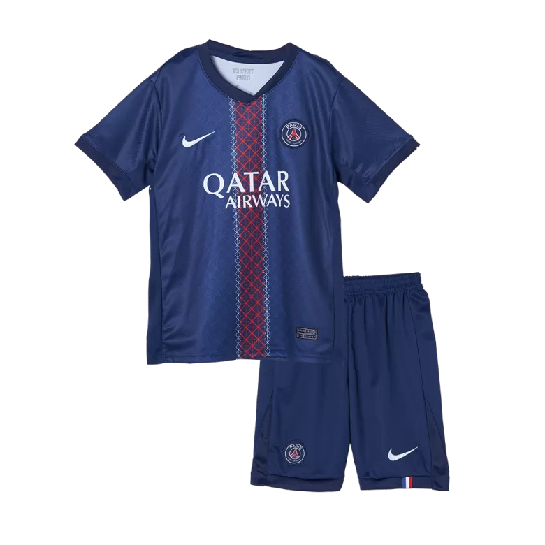 Kids PSG Custom Home Soccer Kits 2025/26 - bestsoccerstore