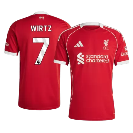WIRTZ #7 Liverpool Soccer Jersey Home Custom Shirt 2025/26 - bestsoccerstore