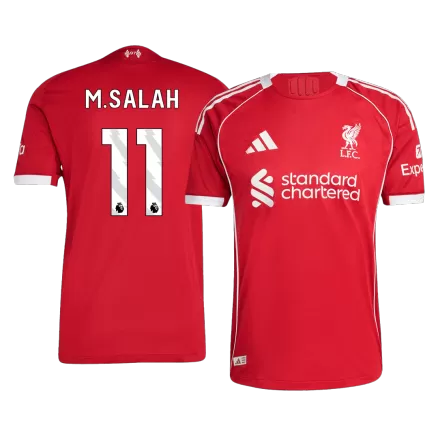 Authentic M.SALAH #11 Soccer Jersey Liverpool Home Shirt 2025/26 - bestsoccerstore