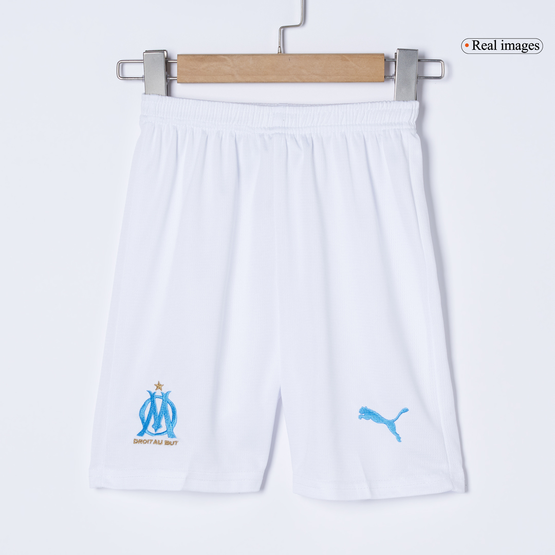 Kids Marseille Home Custom Soccer Kits 2025/26 - bestsoccerstore